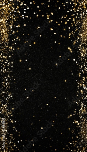 black bokeh new background christmas special decoration day glitter banner day month year oscars golden black friday glistering gold bokeh christmas new year black banner friday christmas history