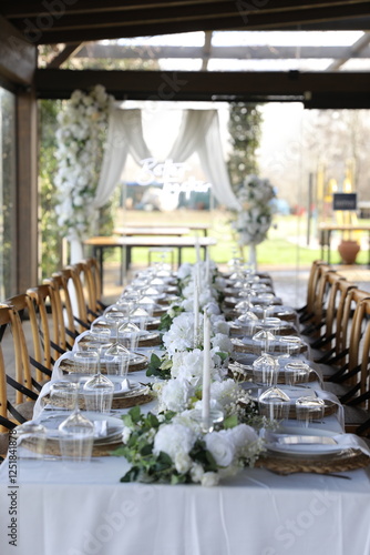 wedding table setting