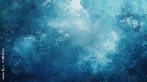 Textured blue painted background