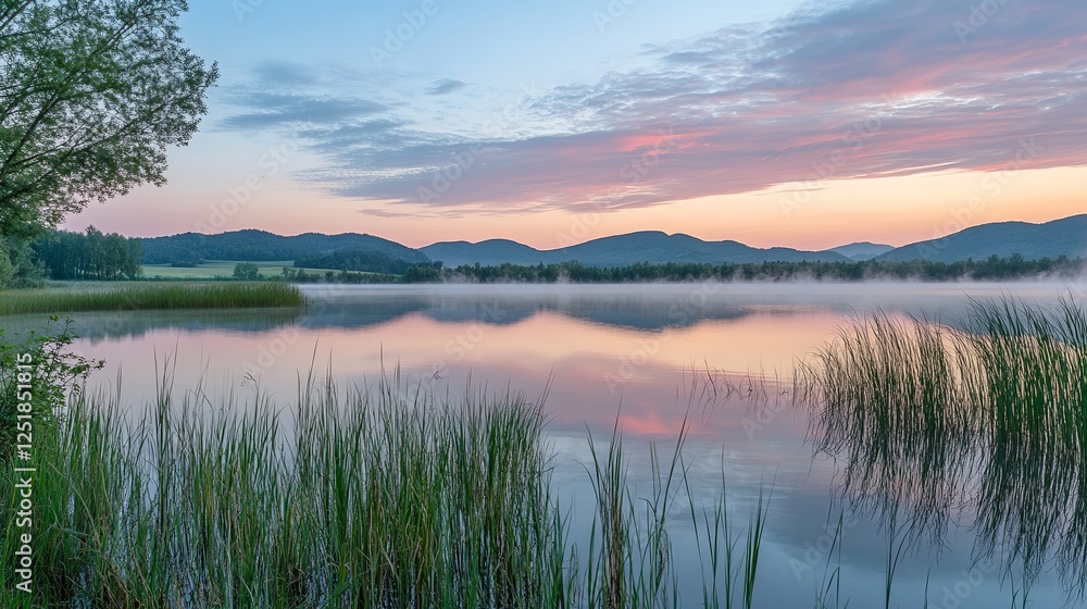 Serene sunrise reflections over tranquil lake mountain landscape nature photography peaceful environment scenic viewpoint Serene sunrise reflections over tranquil lake mountain landscape nature photography peaceful environment scenic viewpoint