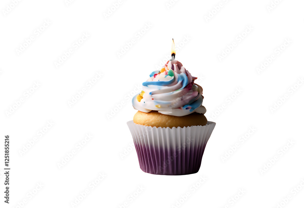 icing decoration table delicious flames candle anniversary 1 cupcake dessert white background frosting cup baked food cake pink celebration cream lit sweet birthday party muffin chocolate