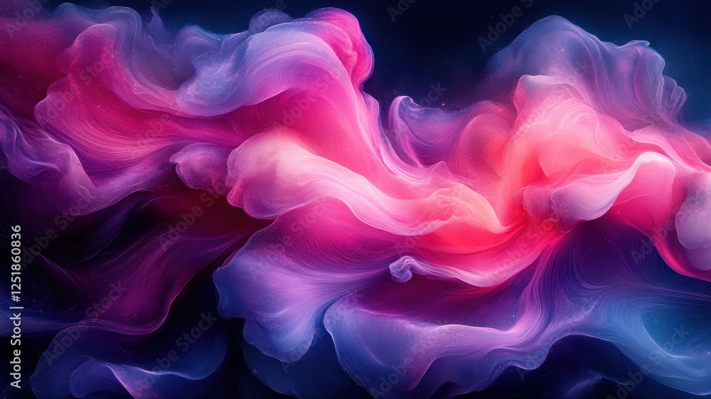 Abstract Vibrant Swirls in Bright Pink and Purple Tones Abstract Vibrant Swirls in Bright Pink and Purple Tones