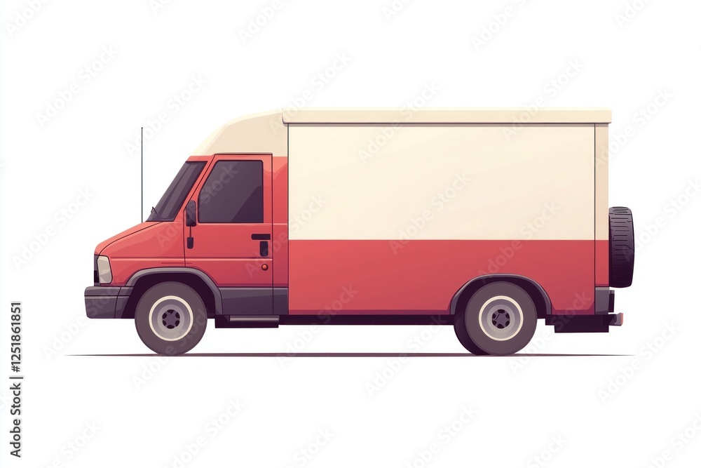 Delivery Van blank mockup with copy space and space for logotype isolated on white background. Commercial Vehicle. Cargo Van. Blank Van for design. Delivery Van. Delivery Van. Delivery Van blank mockup with copy space and space for logotype isolated on white background. Commercial Vehicle. Cargo Van. Blank Van for design. Delivery Van. Delivery Van.