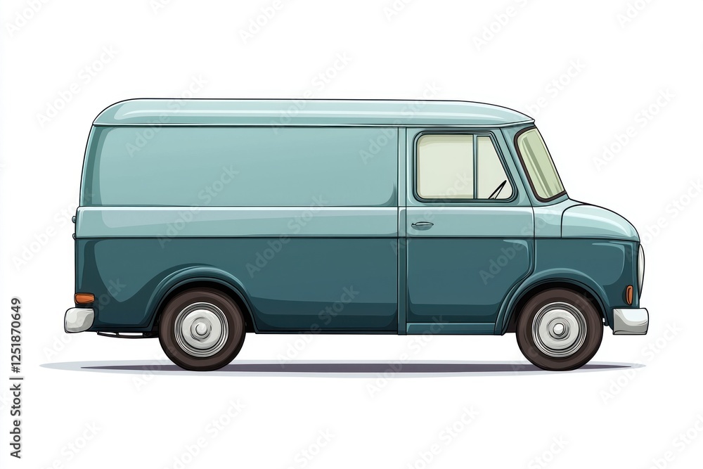 Delivery Van blank mockup with copy space and space for logotype isolated on white background. Commercial Vehicle. Cargo Van. Blank Van for design. Delivery Van. Delivery Van. Delivery Van blank mockup with copy space and space for logotype isolated on white background. Commercial Vehicle. Cargo Van. Blank Van for design. Delivery Van. Delivery Van.