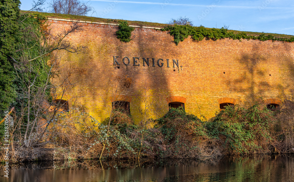 Zitadelle in Berlin-Spandau mit Torhaus, Palas, Bastion König und Bastion Königin, Berlin, Deutschland