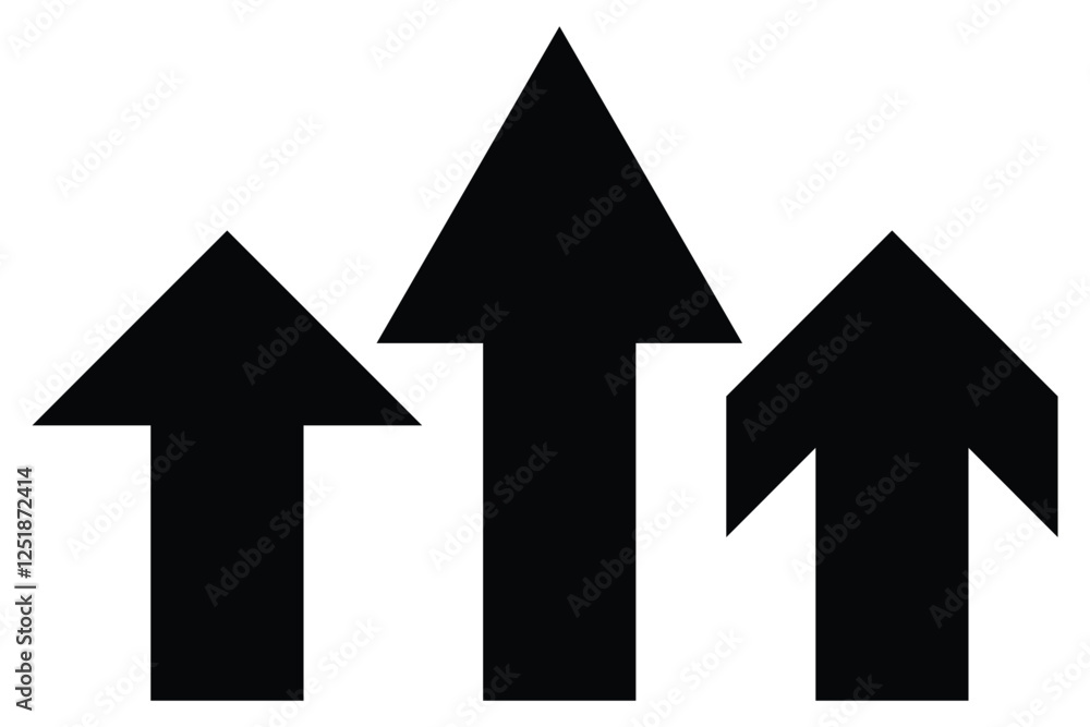 set of up arrow icon. grow arrow set. rising arrow set. vector illustration eps 888. set of up arrow icon. grow arrow set. rising arrow set. vector illustration eps 888.