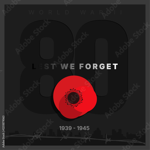 Canvas-taulu lest we forget