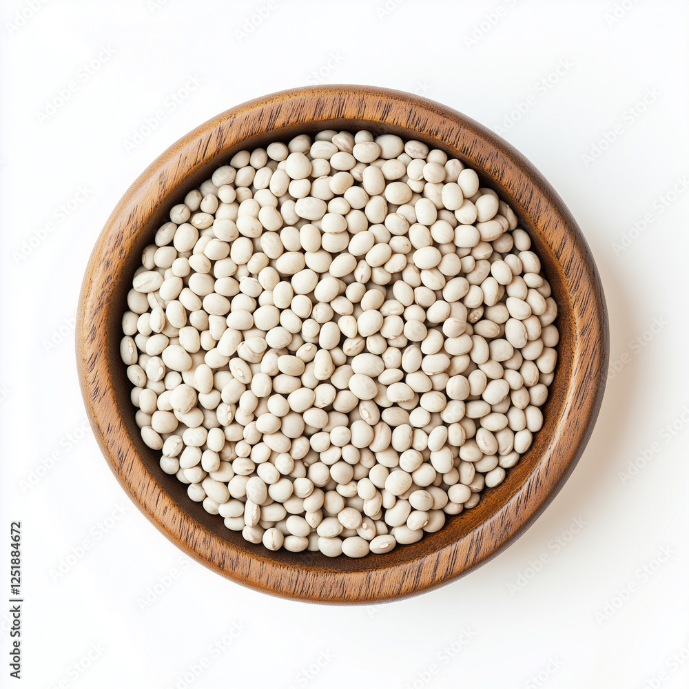 Top view of Mung Beans, isolated on white, food photo Top view of Mung Beans, isolated on white, food photo