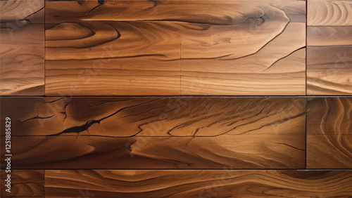 Wood planks vector background. Wooden surface background. Wooden Floor. Wooden texture background. 