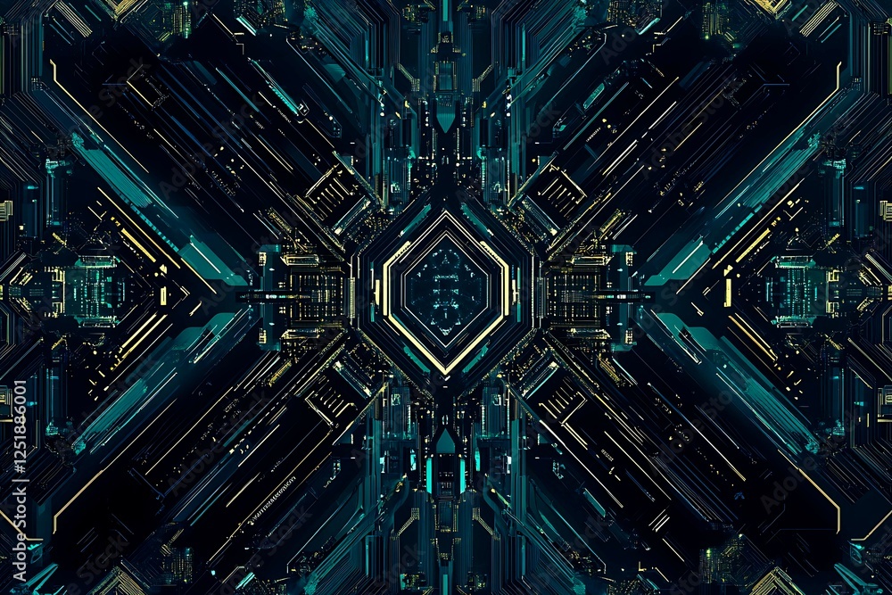 Abstract close-up of a glowing blue digital circuit board, showcasing intricate connections and technological design on a black background.
Abstract close-up of a glowing blue digital circuit board, showcasing intricate connections and technological design on a black background.