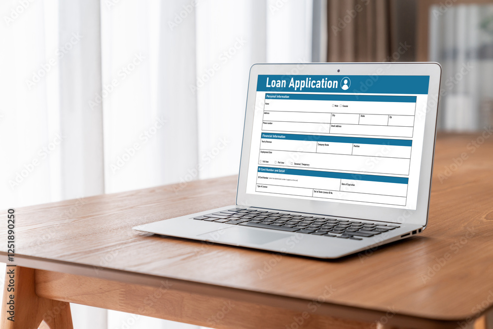 Online loan application form for modish digital information collection on the internet network Online loan application form for modish digital information collection on the internet network