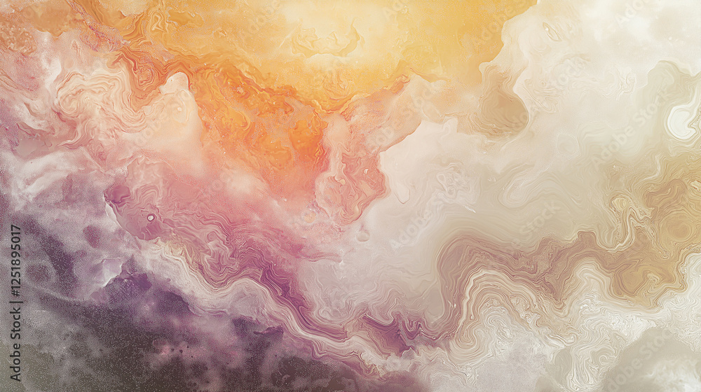 Fototapeta premium soft pastel watercolor texture with organic abstract flow