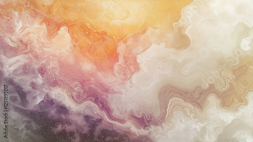 soft pastel watercolor texture with organic abstract flow