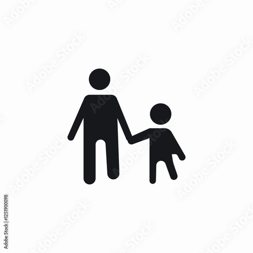 father child icon sign vector