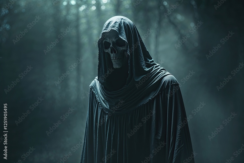 Mysterious Shadowy Figure Surrounded by Deep Darkness Mysterious Shadowy Figure Surrounded by Deep Darkness