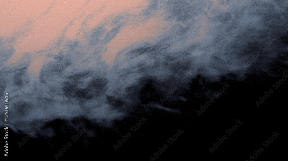 Fototapeta premium Abstract artistic texture with black and pink fluid smoke effect for trendy background design