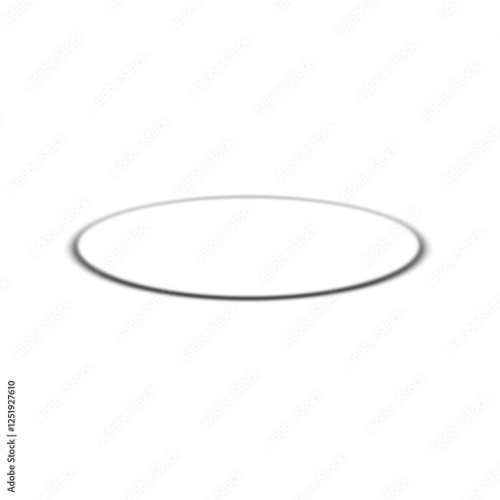 CERCLE OVALE AVEC BORDS FLOUS, PNG TRANSPARENT