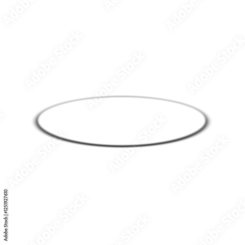 Obraz na płótnie CERCLE OVALE AVEC BORDS FLOUS, PNG TRANSPARENT w salonie