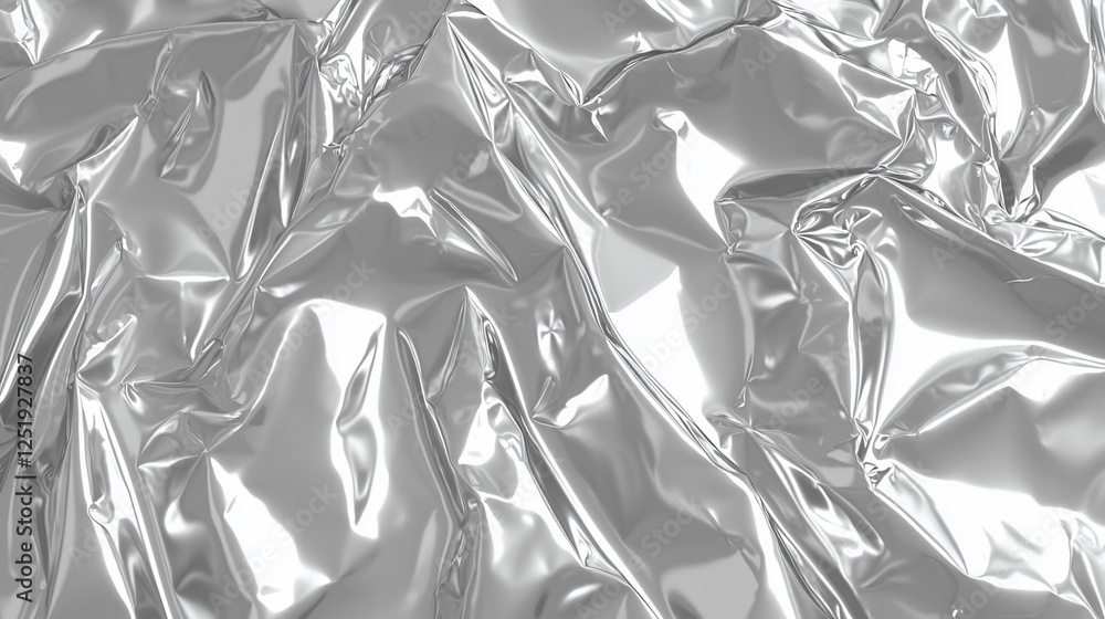 Wrinkled silver foil texture background. Possible use Abstract background design Wrinkled silver foil texture background. Possible use Abstract background design