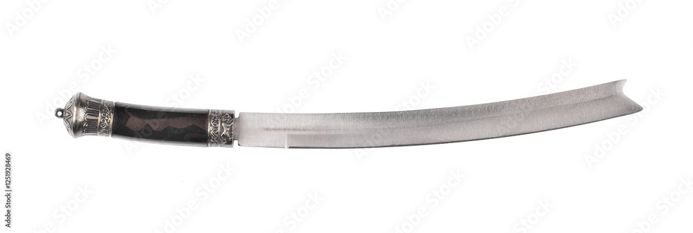 ancient slashing sword isolated on white background ancient slashing sword isolated on white background