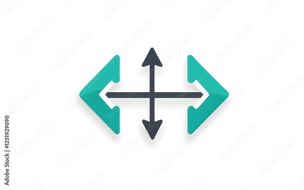 Data transfer icon with two connected arrows Data transfer icon with two connected arrows