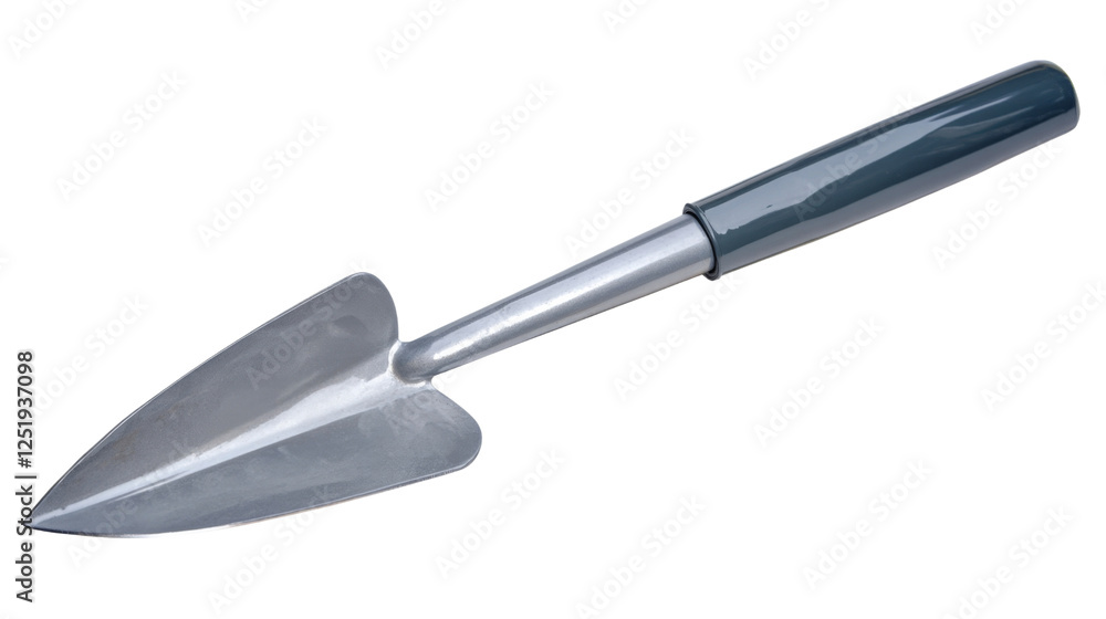 Fototapeta premium Durable metal gardening trowel with ergonomic handle