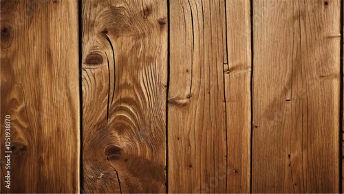 Wood planks vector background. Wooden surface background. Old Wooden Background. Wooden texture background. 
