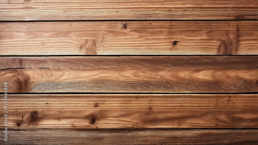 Fototapeta premium Wood planks vector background. Wooden surface background. Wooden wall Background. Wooden texture background. 