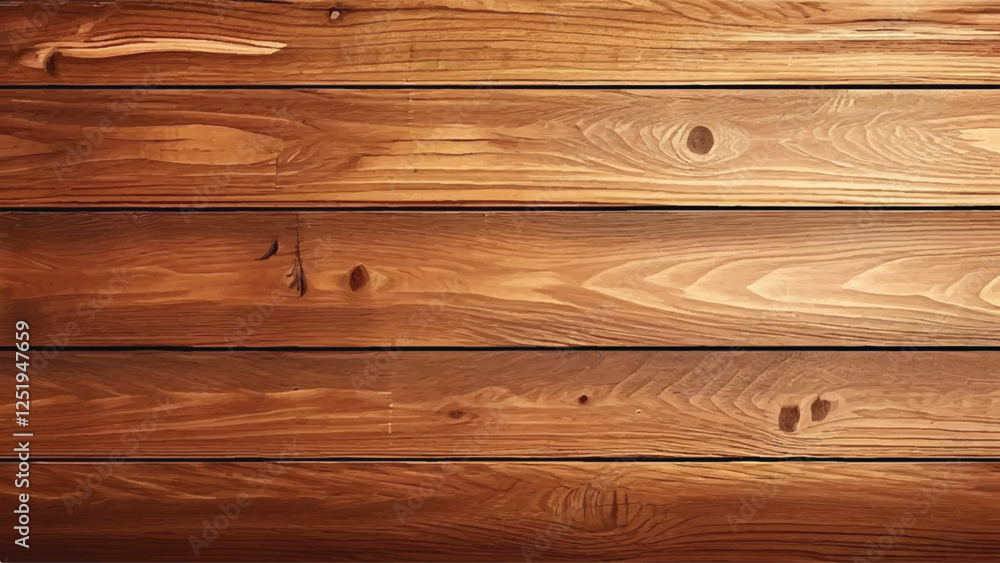 Fototapeta premium Wood planks vector background. Wooden surface background. Wooden wall Background. Wooden texture background.