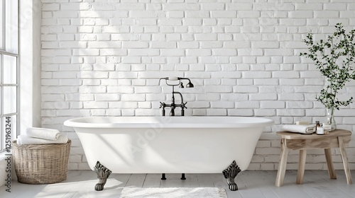 Freepik Interior Bathroom Photo with Sink and Brown Wall