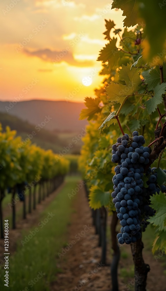 wine vineyard grapes sunset aly tuscany grape vinery fruit vine wine grape agriculture bunch ripe food green leaf nature red harvest autumn blue winery plant grapevine flocked purple fresh tree