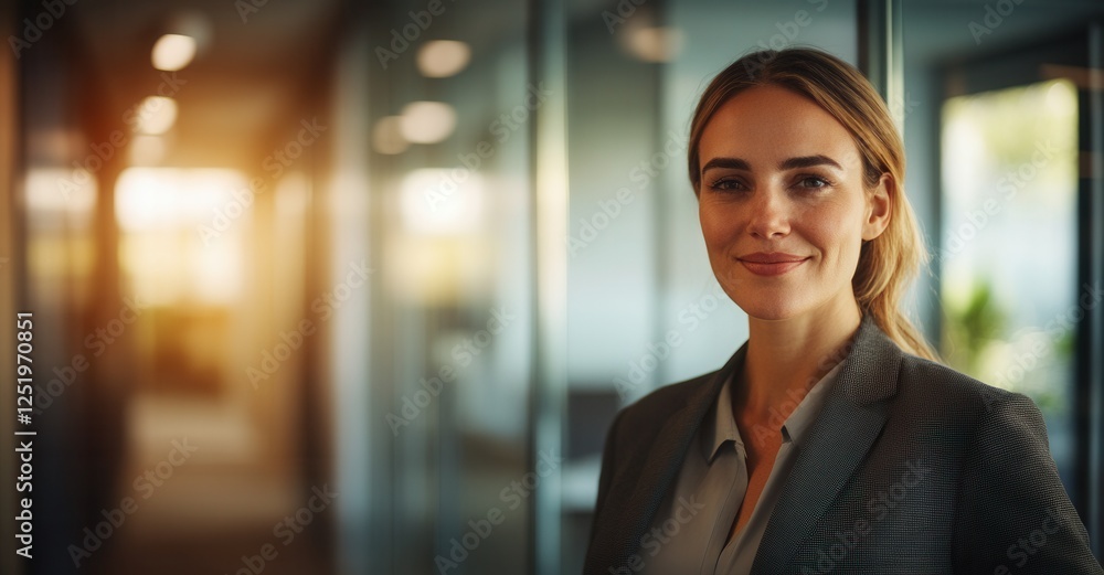 Confident professional woman in business attire, exuding poise and expertise in a modern office setting. Ready for success! Confident professional woman in business attire, exuding poise and expertise in a modern office setting. Ready for success!