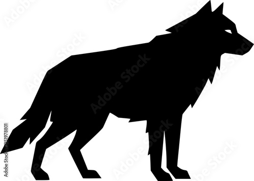 head wolf tattoo. wolf vector