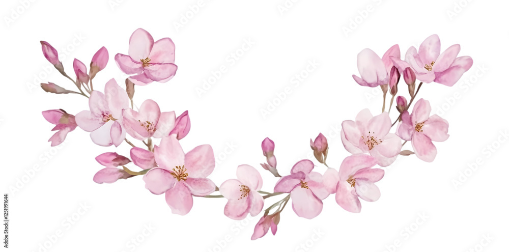 Watercolor painting, a clip art design on a white background Watercolor painting, a clip art design on a white background