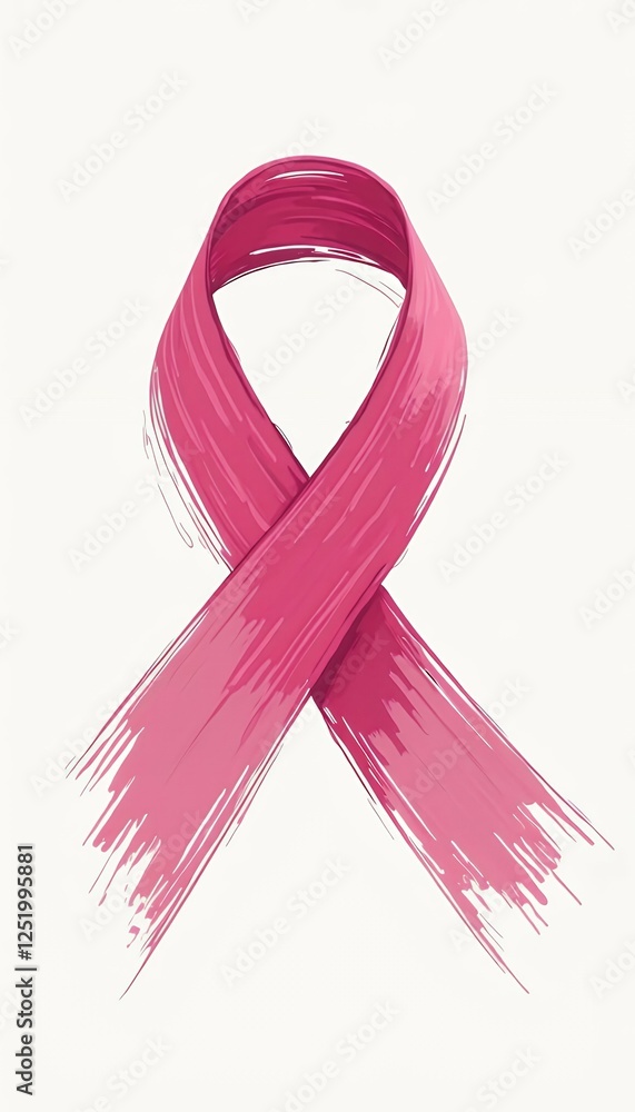 style design brush art campaign line breast icon month banner cancer shirt poster awareness ribbon t pink cancer breast october pink art awareness month bow charity woman make well female health