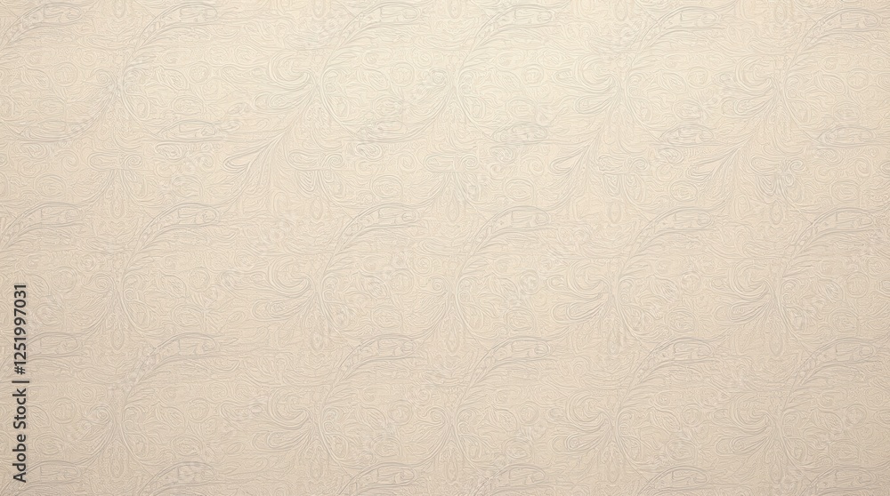 Seamless Subtle Paper Swirls, Textured Cream Seamless Subtle Paper Swirls, Textured Cream