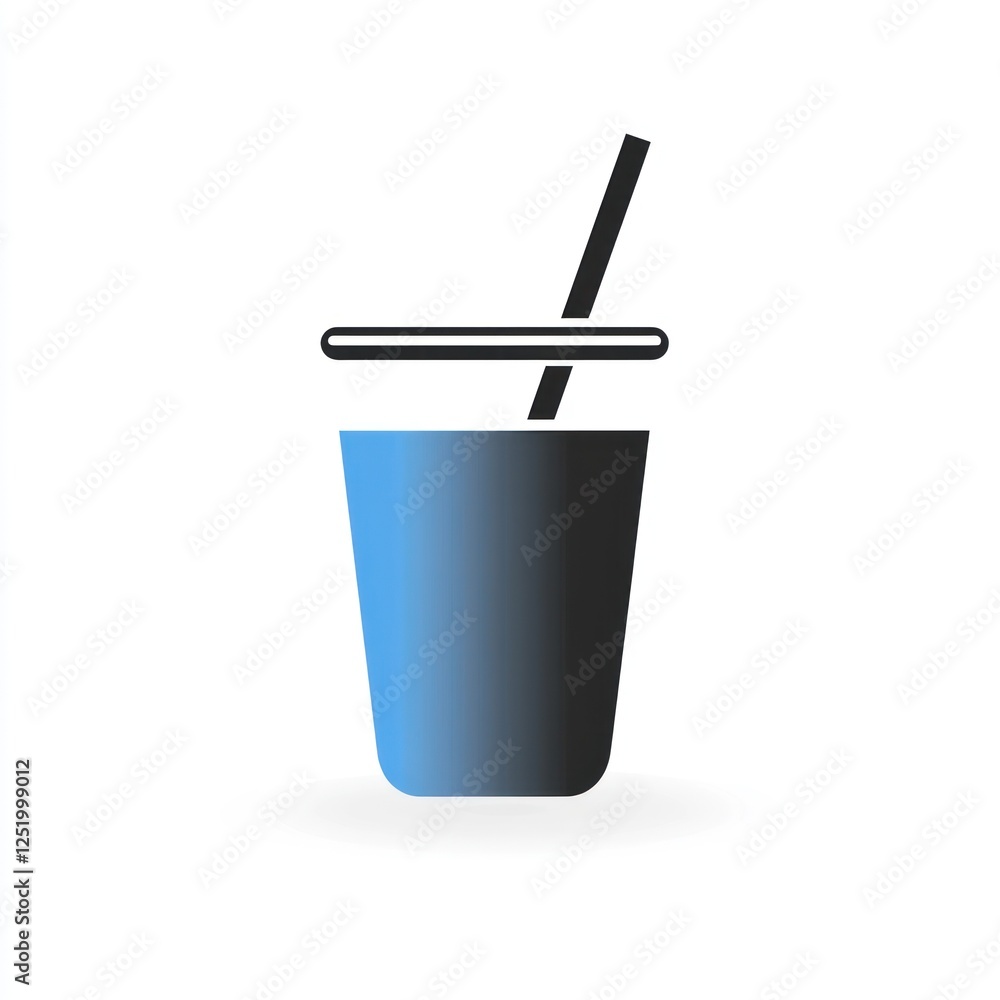 Styrofoam Disposable Drink Cup with Straw Styrofoam Disposable Drink Cup with Straw
