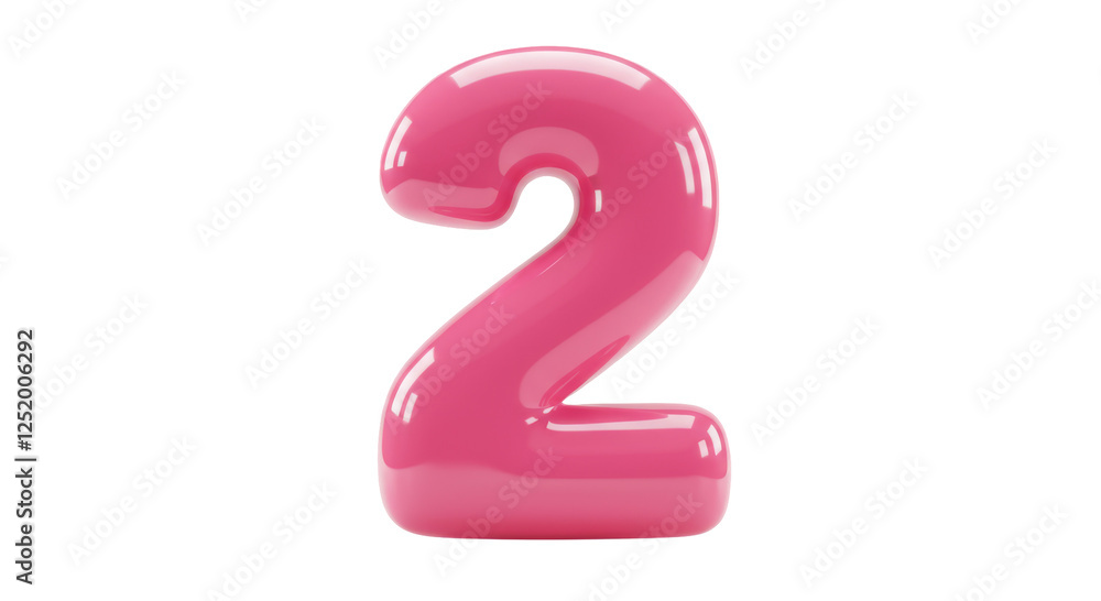 2 Number Made of Pink Balloon isolated on transparent background, Second 2nd Anniversary Made of Balloon PNG 2 Number Made of Pink Balloon isolated on transparent background, Second 2nd Anniversary Made of Balloon PNG