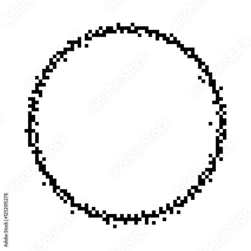 CERCLE D'ASPECT BITMAP EN 3 PIXELS PAR POUCE