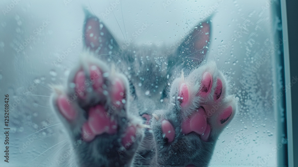 Fototapeta premium cat in the window