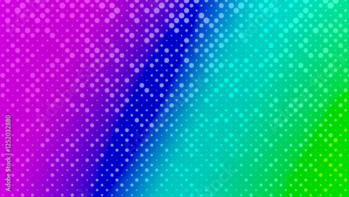 abstract colorful background with halftone dots