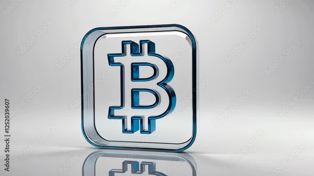 Bitcoin Squared. Virtual Money. Finance Concept Bitcoin Squared. Virtual Money. Finance Concept