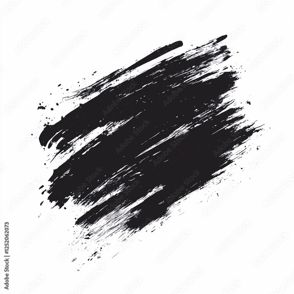 grunge brush strokes, black paint on a white background, graphic element in the form of a brushstroke grunge brush strokes, black paint on a white background, graphic element in the form of a brushstroke