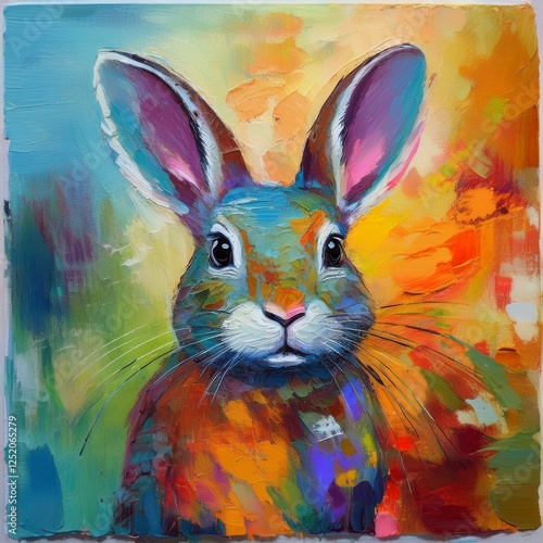 Wallpaper Mural Ölgemälde Hase Torontodigital.ca