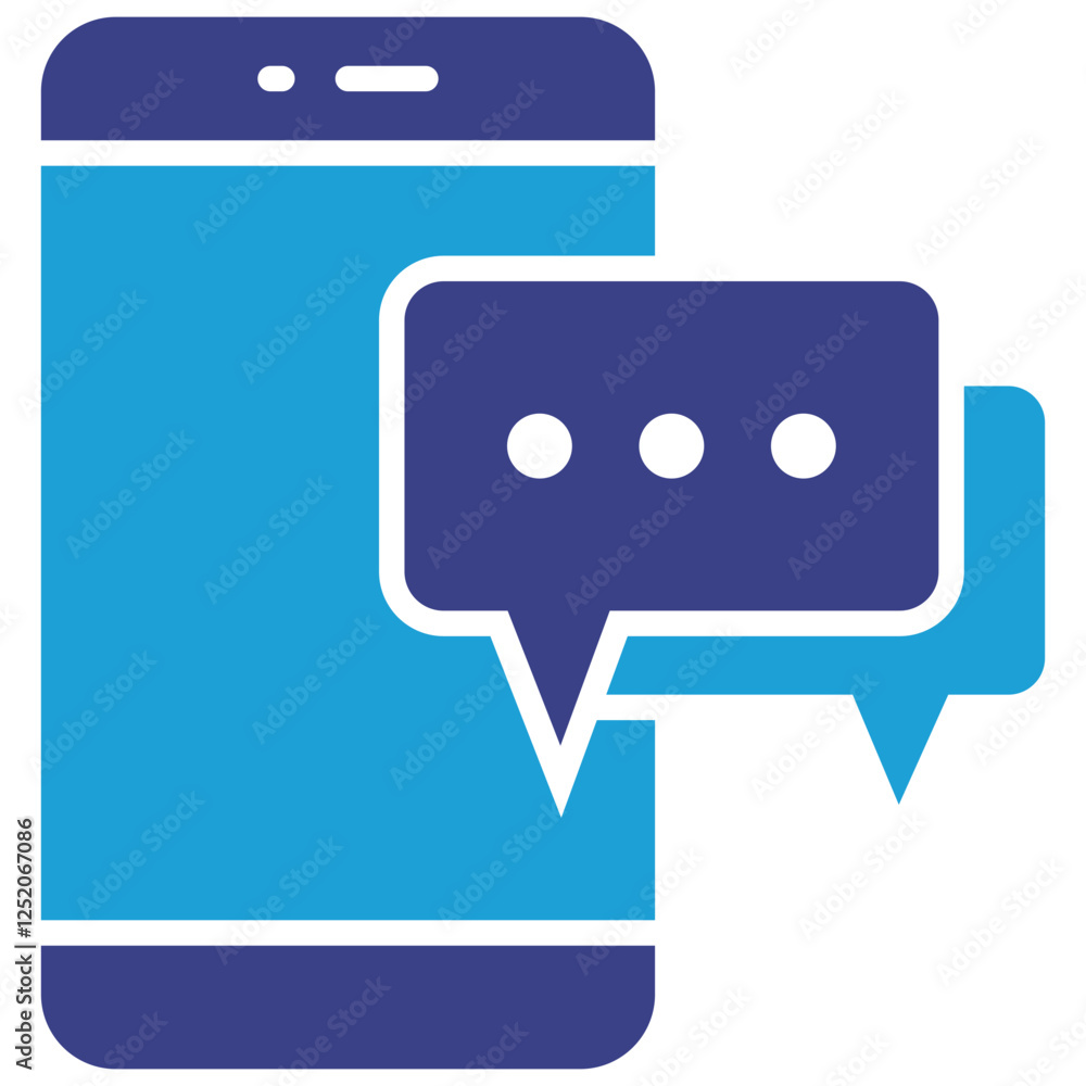 Naklejka premium Chat Icon