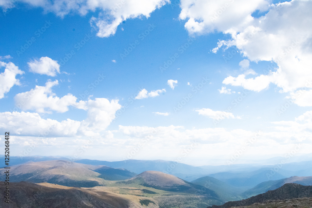Endless cloudy skies at Mt Evans Colorado Endless cloudy skies at Mt Evans Colorado