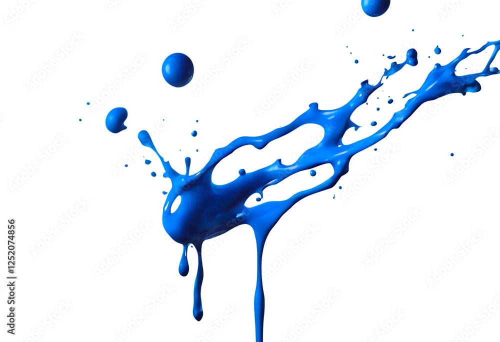 cover splashing paintbrush conception descriptive blue splash design human decoration dripped artistic draw concept isolated image colours out art paint brush hand liquid white artist background