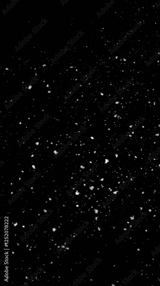 Snow Particles on Black Snow Particles on Black