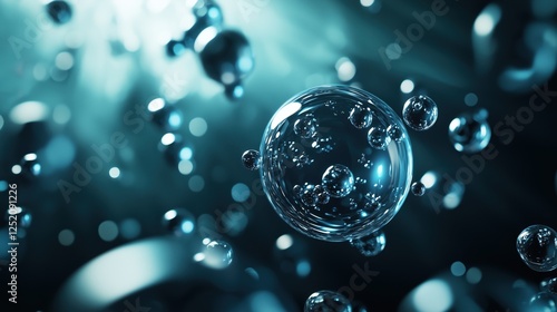 Wallpaper Mural Abstract background in concept of artificial intelligence Torontodigital.ca