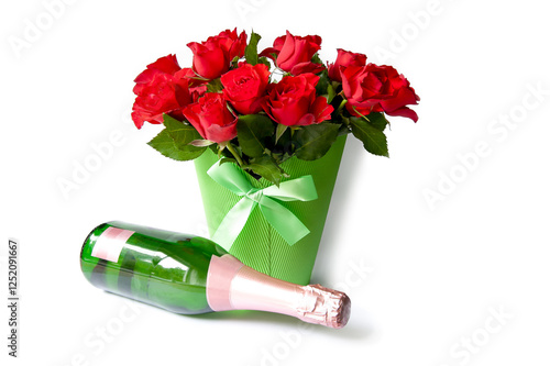 Rote Rosen mit Champagner
Geschenk zum Valentinstag, Muttertag, Hochzeit, Geburtstag, uvm
